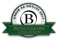 Benchmark Litigation Under 40 Hotlist 2017 