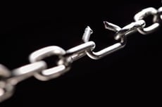 Broken link in a chain