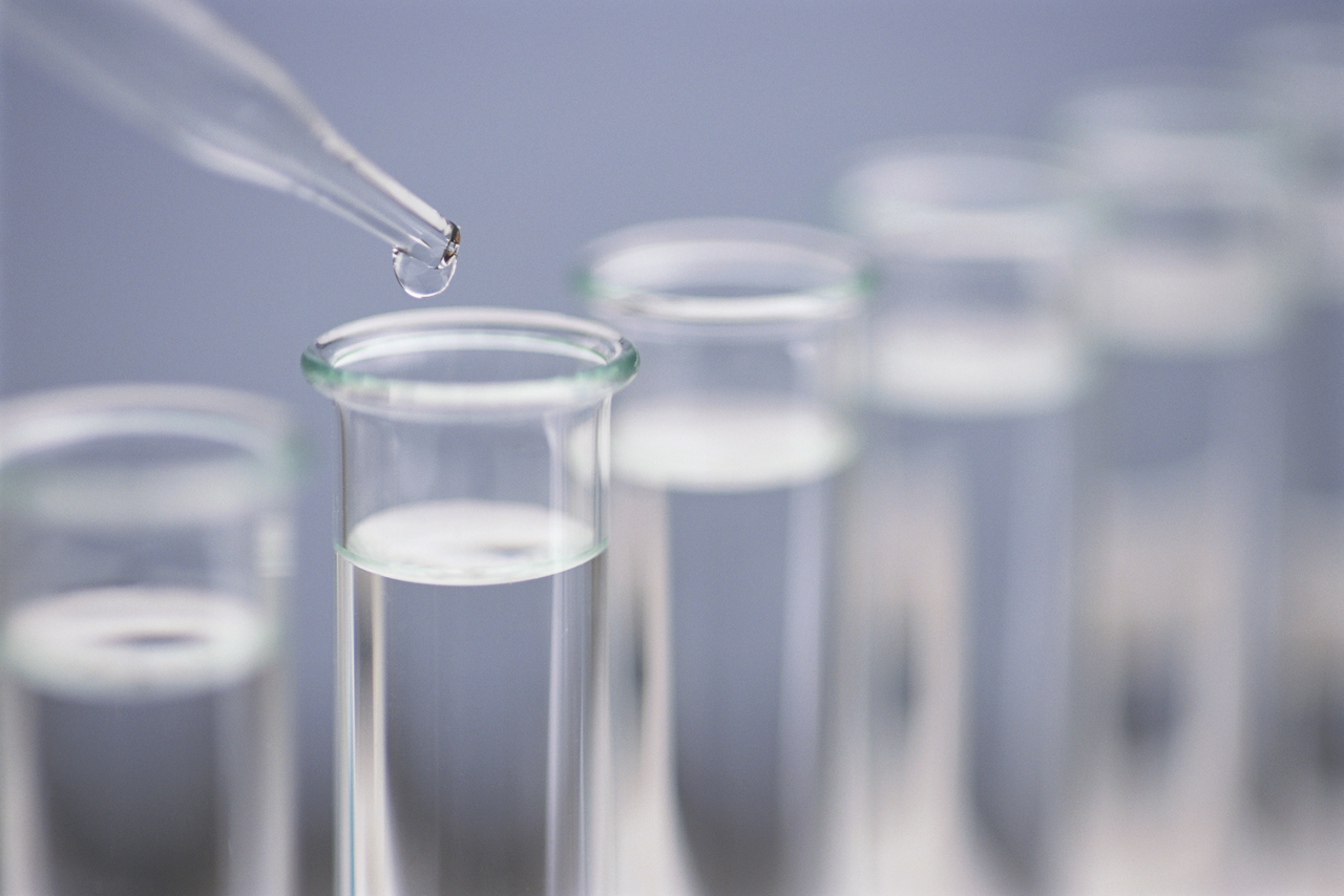 test tubes with clear substance toxic tort