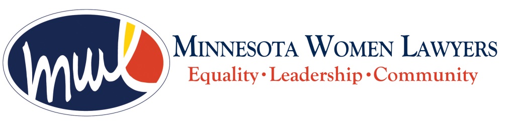 Minnesota Women Lawyers Logo Leadership Award Bowman and Brooke